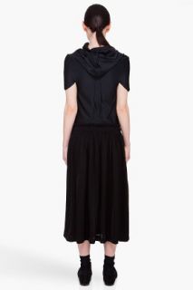 Comme Des Garçons Hooded Black Dress for women