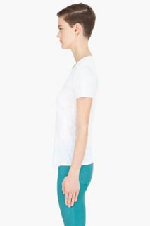 Helmut White Kinetic Jersey T shirt for women