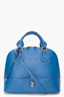 Chloe Blue Leather Dawn Tote for women
