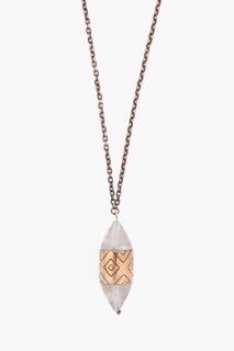 Pamela Love Quartz Pendulum Necklace for women