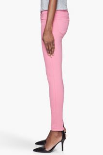 J Brand Pink Watermelon Skinny Jeans for women