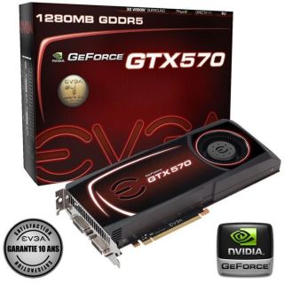 GeForce GTX 570 1280 Mo   Achat / Vente CARTE GRAPHIQUE EVGA GTX 570