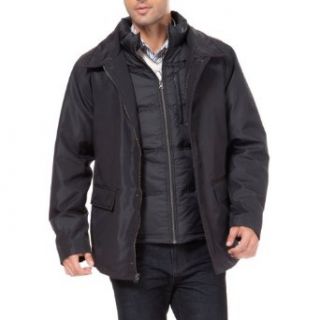 MODERM Mens 3 in 1 Top Coat with Removable Down Vest