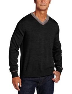 Raffi Linea Uomo Mens Double V Neck Sweater Clothing