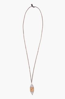 Pamela Love Quartz Pendulum Necklace for women