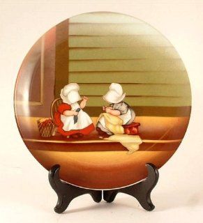 Charming Royal Bayreuth plate from the Sun Bonnet Babies