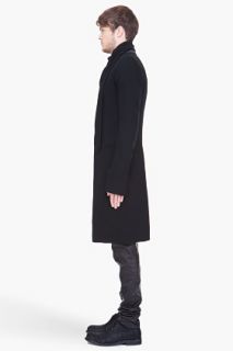 Gareth Pugh Black Draped detail Suit Coat for men