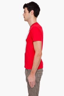 Billionaire Boys Club Red Bold Print T shirt for men