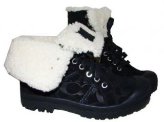 Halen 12CM Signature Shearling Cold Weather Boot Black (5) Shoes