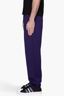 Y 3 Purple Track Pants for men