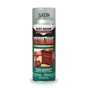 Rust Oleum 7872830 Polyurethane Spray, 11.25 oz., Satin