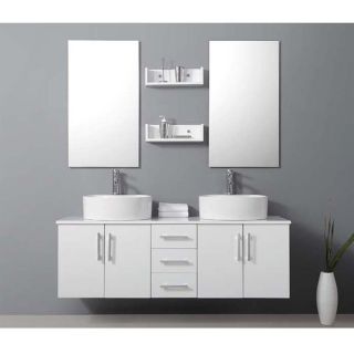 CLEA Kit salle de bain 150cm Blanc   Achat / Vente ENSEMBLE MEUBLE SDB