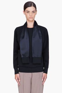 3.1 Phillip Lim Black Double Sleeve Sweater for women