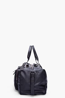 Givenchy Black Leather Carry All Duffle Bag for men