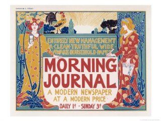 Poster for the Morning Journal New York, a Modern