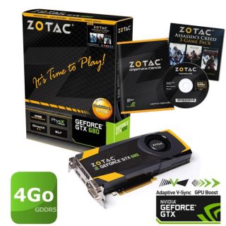 Zotac GTX 680 AMP 2Go GDDR5 + Assassins Creed   Achat / Vente CARTE