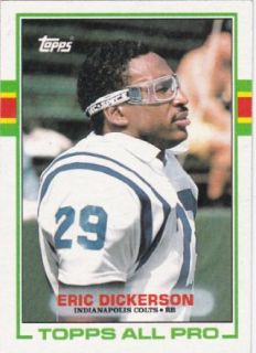 1989 Topps #206 Eric Dickerson [Misc.]