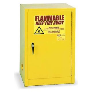 Eagle 1925 Flammable Safety Cabinet, 12 Gal., Yellow
