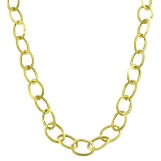 Fremada 10k Yellow Gold 20 inch Polished Oval Link Necklace Today $