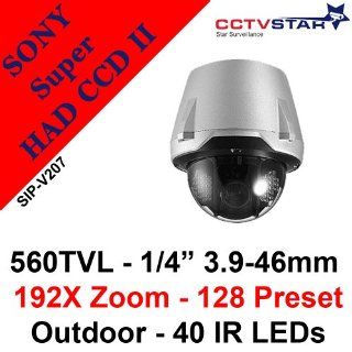CCTVSTAR SIP V207 560TVL Sony Super HAD CCD II 192X Zoom