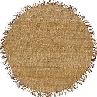 Hand woven Natural Bleached Jute Rug (8 Round) Today $132.99 3.8 (9