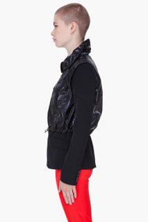 Alexander Wang Black Nylon Overlay Jacket  for women