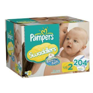Diapers Size 2 Economy Pack Plus 204 Count