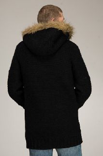 Diesel Kastro Black Knitted Coat for men