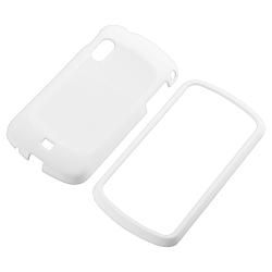 White Case/ LCD Protector for Samsung Stratosphere SCH i405