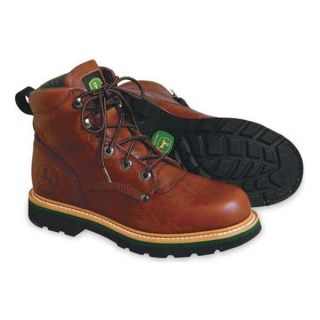 John Deere 3RHP6 Work Boots, Pln, Mens, 17W, Walnut Brown, 1PR