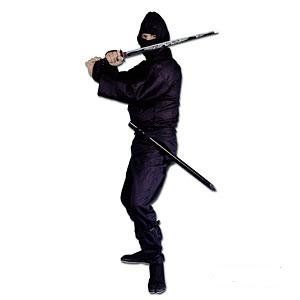 BLACK Ninja Uniform size Small [5 53] Sports