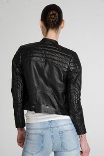 Acne  Danger Black Leather Jacket for women