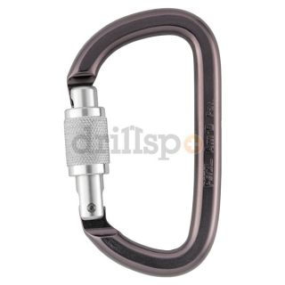 Petzl M34 SL Carabiner, Aluminum, 4 In. L, Screw Lock