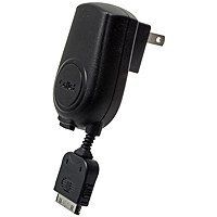 Retractable Home / Travel AC Charger for Apple iPhone 4