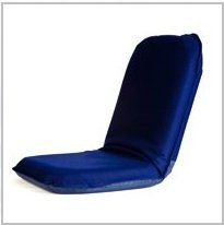 ComfortSEAT Folding Marine Deck Chair Captains Blue