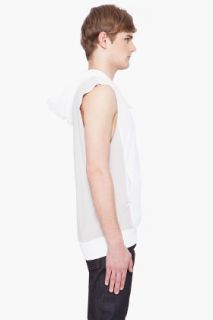 Shades Of Grey By Micah Cohen Raw Hooded Tank Top for men