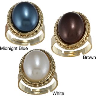 Amrita Singh Oval Faux Pearl Ring Today $11.39