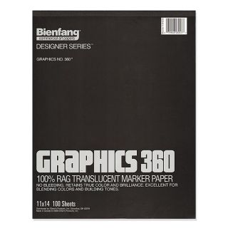 Bienfang 9 inch x 12 inch Graphics 360 Marker Paper Today: $22.11