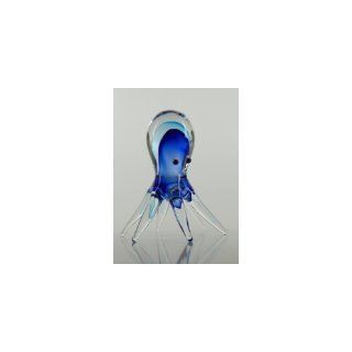 Handmade Cobalt Blue Art Glass Octopus X829A: Everything