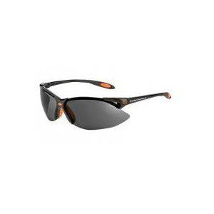 Harley Davidson HD1201 Safety Glasses with Black Frame and TSR Gray