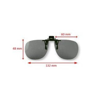 Polarized UV 400 Grey Lenses Clip on Flip up Sunglasses