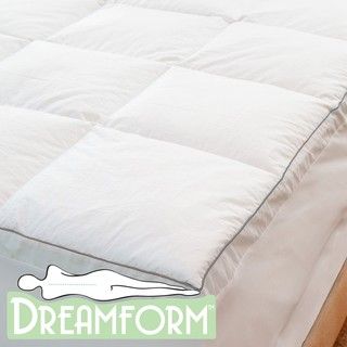 Dream Form Sateen Twin size Memory Foam Mattress Topper Cover