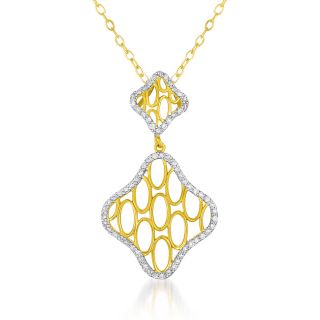 Collette Z Goldplated Sterling Silver Clear Cubic Zirconia Diamond