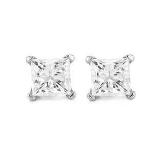 14k White Gold 1/4ct TDW Certified Diamond Stud Earrings MSRP $427.20