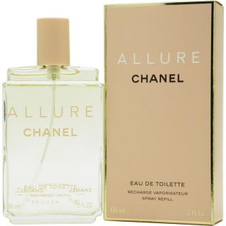 Chanel Allure Womens 2 oz Eau de Toilette Spray Refillable
