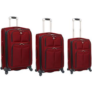 Travelers Club Quattro 4 wheel 3 piece Luggage Set