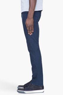 Rag & Bone Navy Canvas Washed Chinos for men