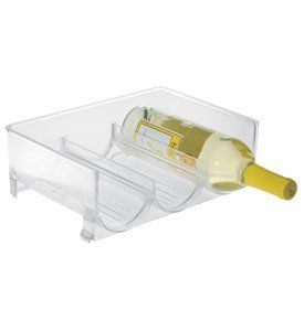 InterDesign Stackable 3 Bottle Wine Holder, Clear Home