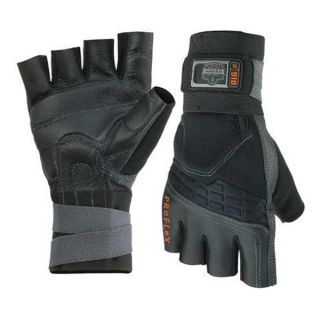 Condor 1EC82 Anti Vibration Gloves, M, Black/Silver, PR