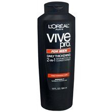LOreal Vive Pro. For Men Daily Thickening 2 in 1 Shampoo